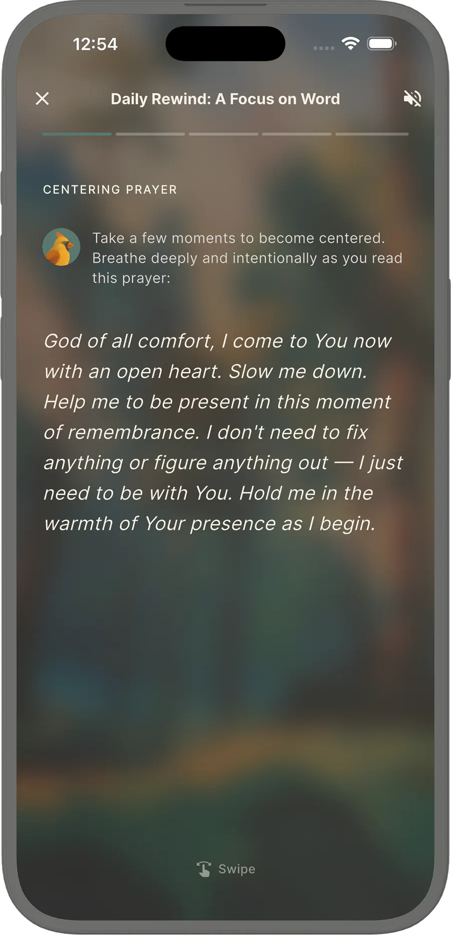 A personal Daily Rewind devotional in Living Stones.
